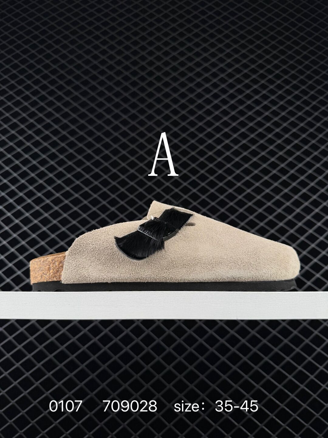 כפכפים של בירקנשטוק Boston Suede Shearling